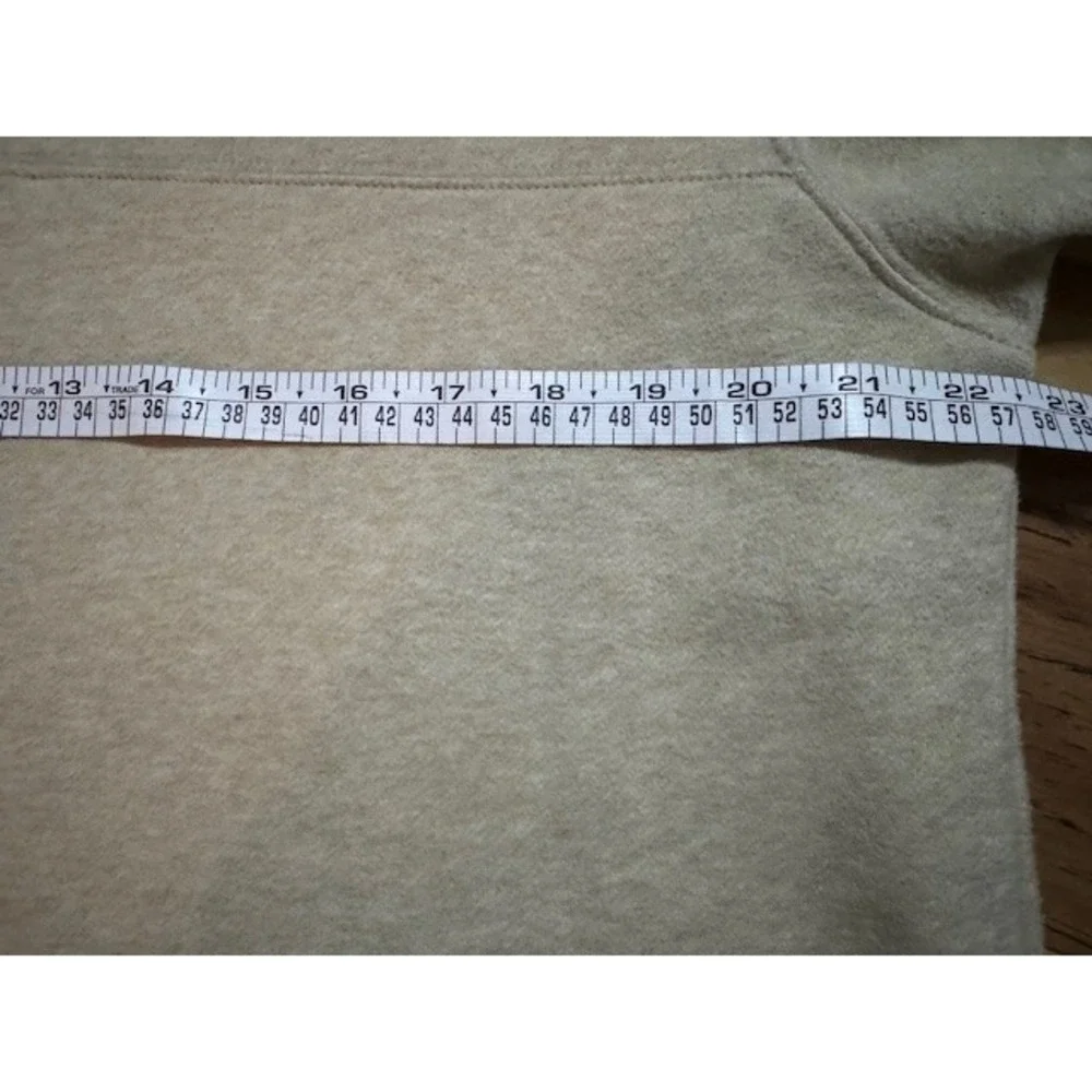 Columbia Pullover Mens XL Tan Heather Quarter Zip Mock Neck Long Sleeve Fleece‎